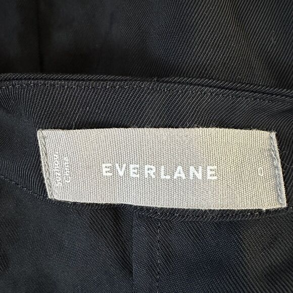 Everlane The Japanese GoWeave Blue Wrap Dress Size 0 - Picture 3 of 4